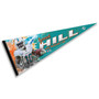 Miami Dolphins Hill Pennant Flag