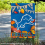 Detroit Lions Fall Football Leaves Decorative Double Sided Garden Flag