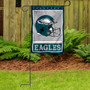 Philadelphia Eagles Helmet Garden Flag and Stand Pole Mount