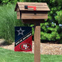 Cowboys and 49ers House Divided Garden Flag