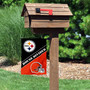 Steelers and Browns House Divided Garden Flag