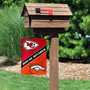 Chiefs and Broncos House Divided Garden Flag