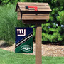 Giants and Jets House Divided Garden Flag