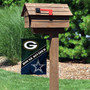 Packers and Cowboys House Divided Garden Flag