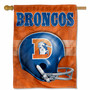 Denver Broncos Retro Vintage Helmet Banner House Flag