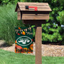 New York Jets Fall Football Leaves Decorative Double Sided Garden Flag