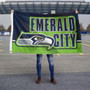 Seattle Seahawks Emerald City Flag