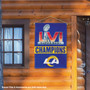 Los Angeles Rams Super Bowl Champions Double Sided House Banner