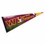 Washington Commanders 3 Time Super Bowl Champions Pennant Flag