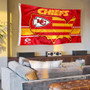 Kansas City Chiefs Nation Banner Flag with Tack Wall Pads