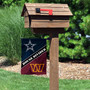Cowboys and Commanders House Divided Garden Flag