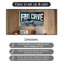 Philadelphia Eagles Man Fan Cave Banner Flag with Tack Wall Pads