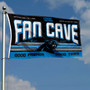 Carolina Panthers Fan Cave Flag Large Banner