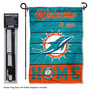 Miami Dolphins Welcome Home Garden Banner and Flag Stand