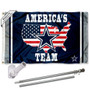 Dallas Cowboys Americas Team Slogan Flag Pole and Bracket Kit