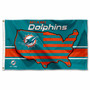 Miami Dolphins USA Country Flag