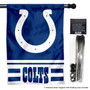 Indianapolis Colts Banner Flag and 5 Foot Flag Pole for House