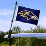 Baltimore Ravens Golf Cart Flag Pole and Holder Mount
