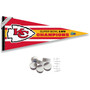 Kansas City Chiefs Champs Pennant with Tack Wall Pads