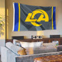 Los Angeles Rams Black Sideline 3x5 Banner Flag