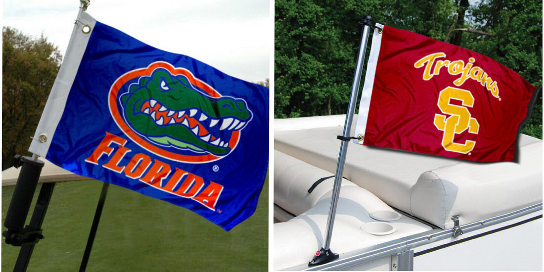 College House Divided Flags and Create your Custom Collegiate Flag