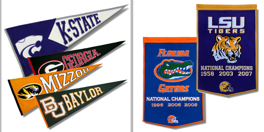 College Pennants at College Flags and Banners Co. your College Pennants  source