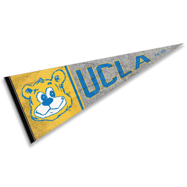 70s 80s当時物UCLA BRUINSフェルト ペナント USAヴィンテージ UCLA Bruins Throwback Retro Vintage Pennant Flag - State Street