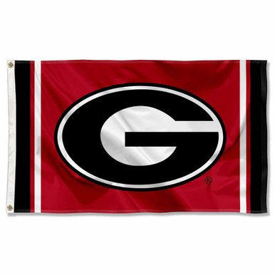 Georgia Bulldogs Red G Logo Flag - State Street Products