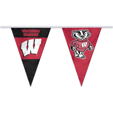 Wisconsin Badgers Pennant String Flags