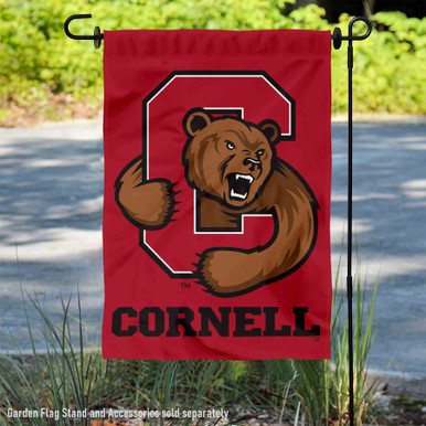 Cornell Big Red 13" X 18" Polyester Garden Flag And Yard Banner - NCAA