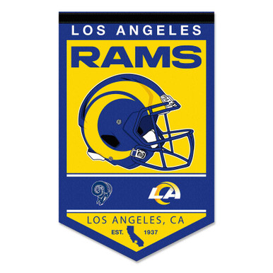 Los Angeles Rams History Heritage Logo Banner - State Street Products