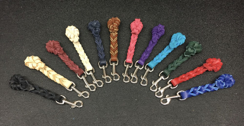 Double Braided Leather Training Tabs