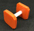 Plastic Dumbbell (Orange)