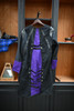 Gothic Tailcoat Sample - Black & Purple - Medium