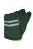 Tabi Sock - Green w/ Grey Stripe