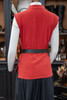 Women's Sleeveless Renaissance Tunic - Red