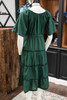Velwin Dress - Dark Green, Size S/M