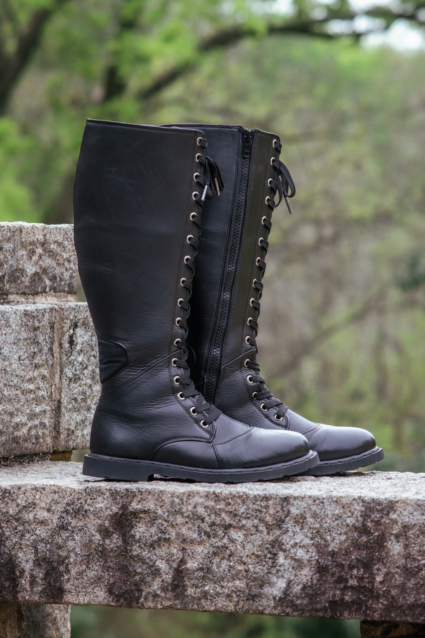 Black Mens Over The Knee Boots 1031 Mens Marc Leather Costume Knee