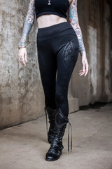 Glyph Leggings - Black- Large Glyph Leggings - Black- Large