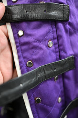 Bramblewood Long Vest - Purple with White - XS (Minor Rust) Bramblewood Long Vest - Purple with White - XS (Minor Rust)