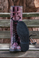 Women's Rampart Leather Boots - Unicornblood