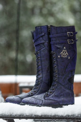 Rampart Leather Boots - Nightshade, Women's 10