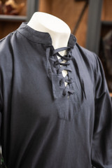 Medieval Tunic - Black, 2X/3X