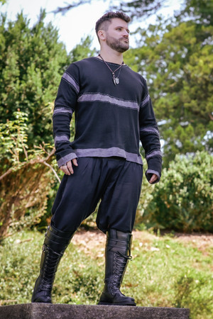 Black / Stonewash Grey