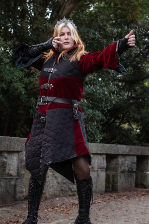 Bramblewood Battle Dress - Red, Size XS