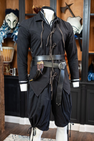 Courtier Doublet - Black- XL