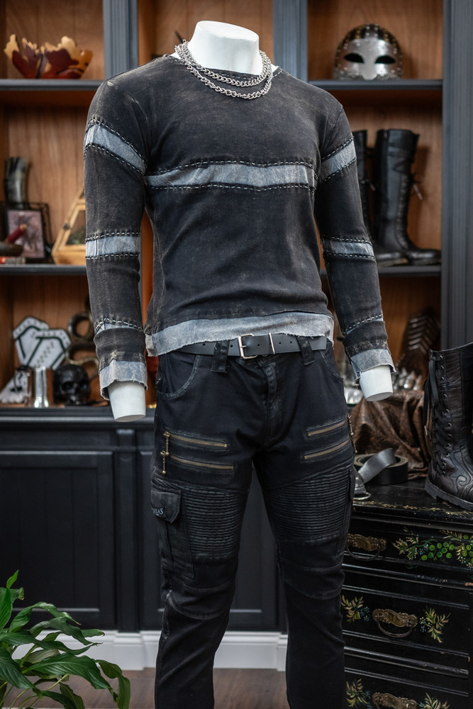Black Stonewash / Grey