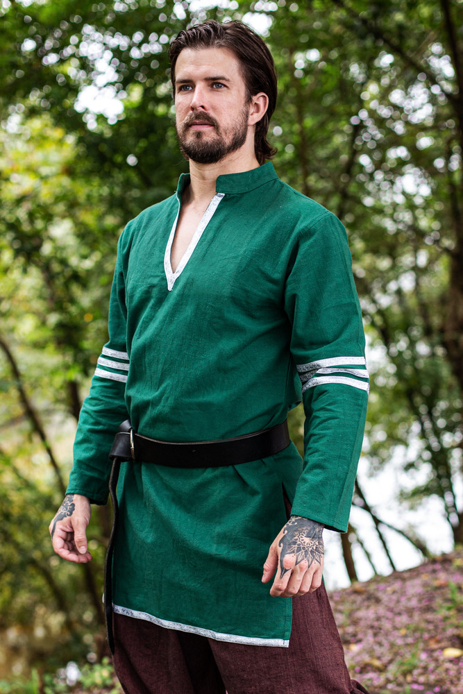 Honorbound Tunic - Dragonseye with Silver - S