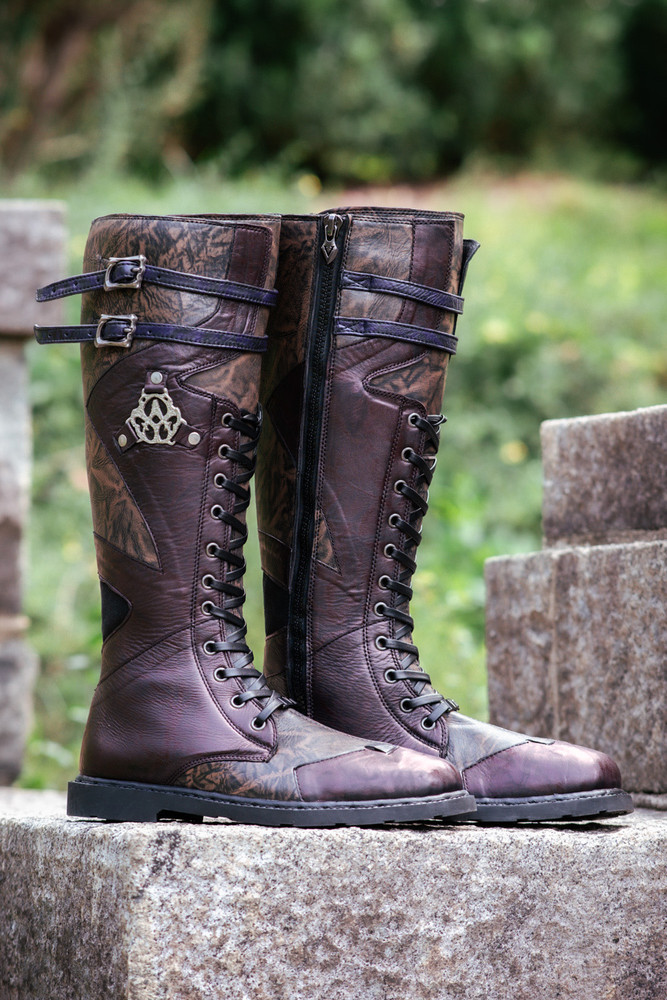 Women's Rampart Leather Boots - Harvestmoon