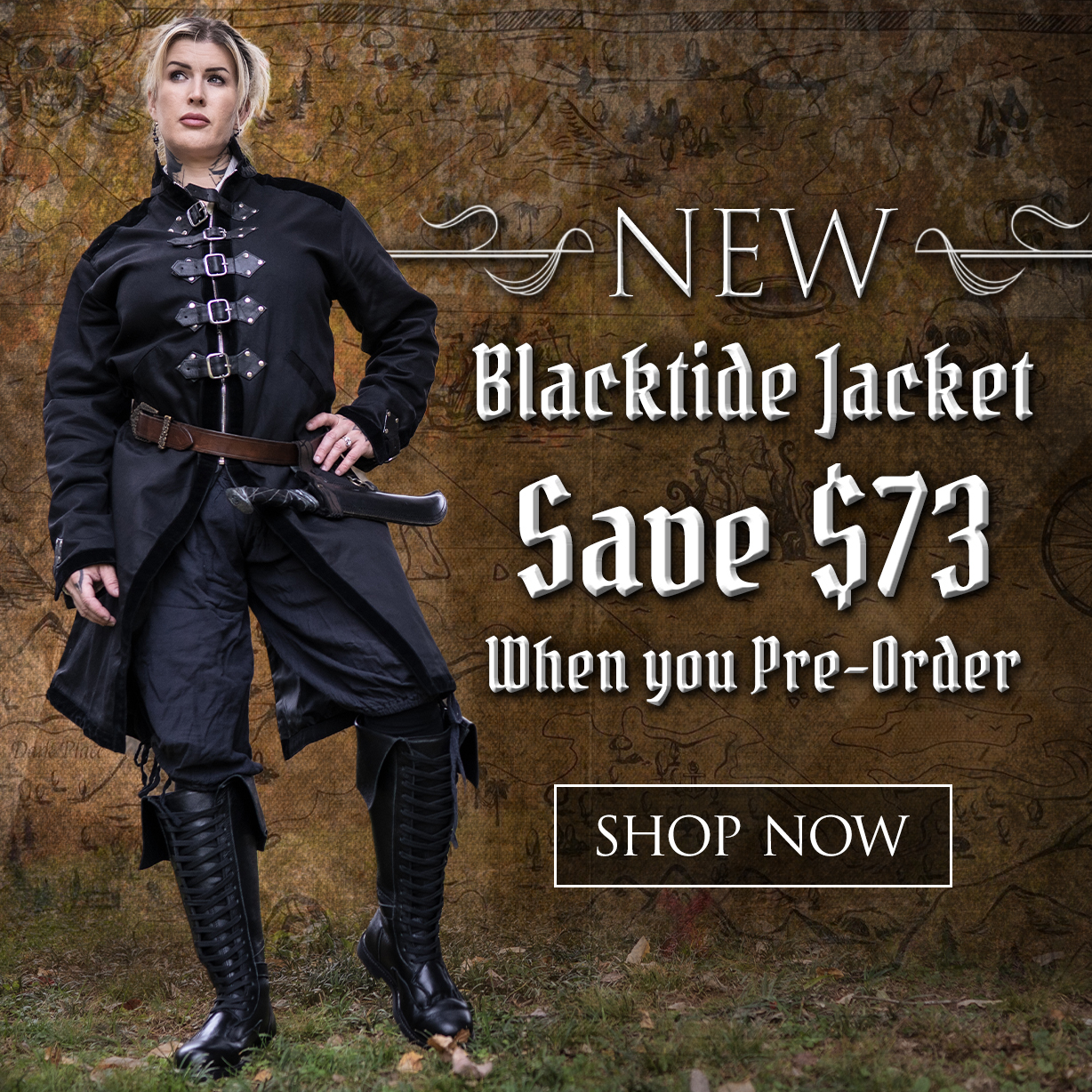 Blacktide Jacket $73 Off Pre-Sale